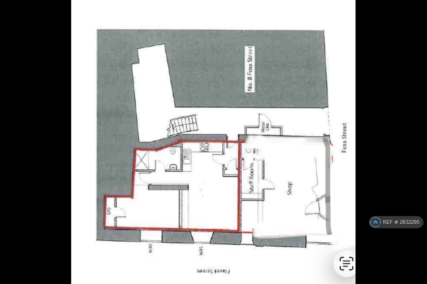 Flat, Foss St, Dartmouth floorplan
