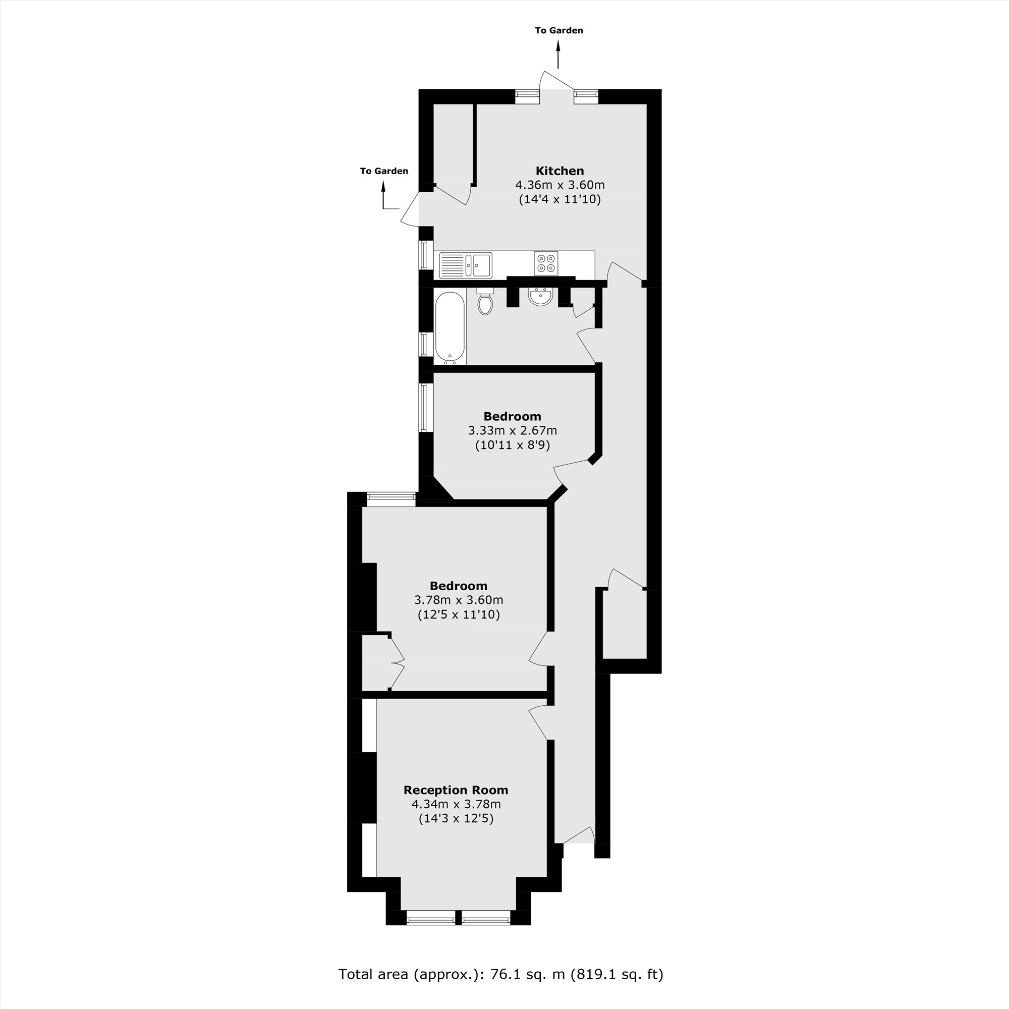 44, Isis Street, London floorplan