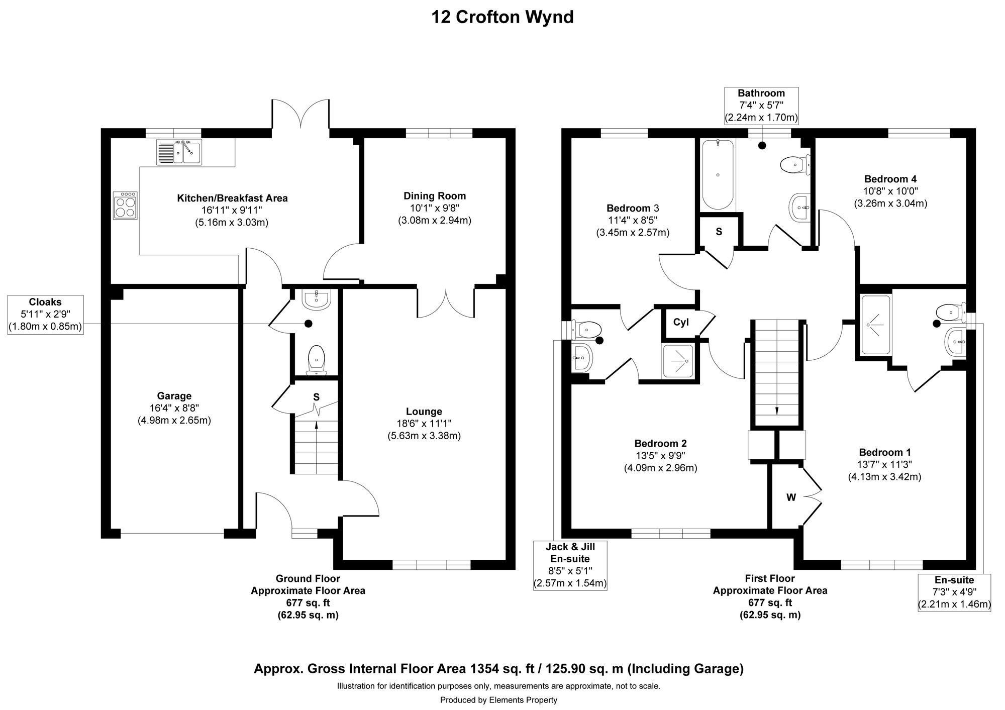 12 Crofton Wynd, Airdrie floorplan
