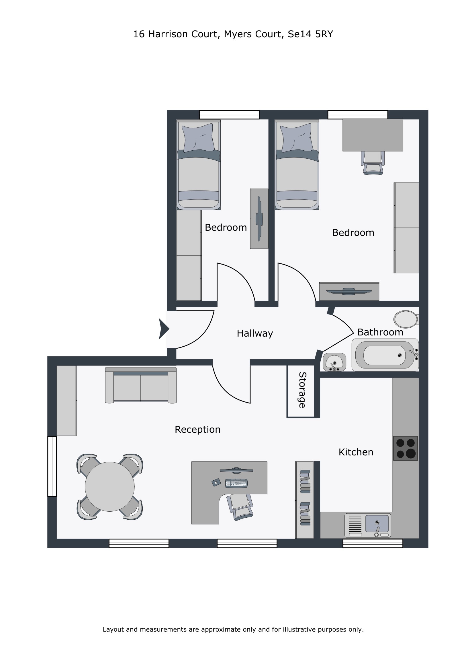 2 Bedrooms Flat to rent in 3, & 10 Myers Lane, Off Mercury Road, London SE14