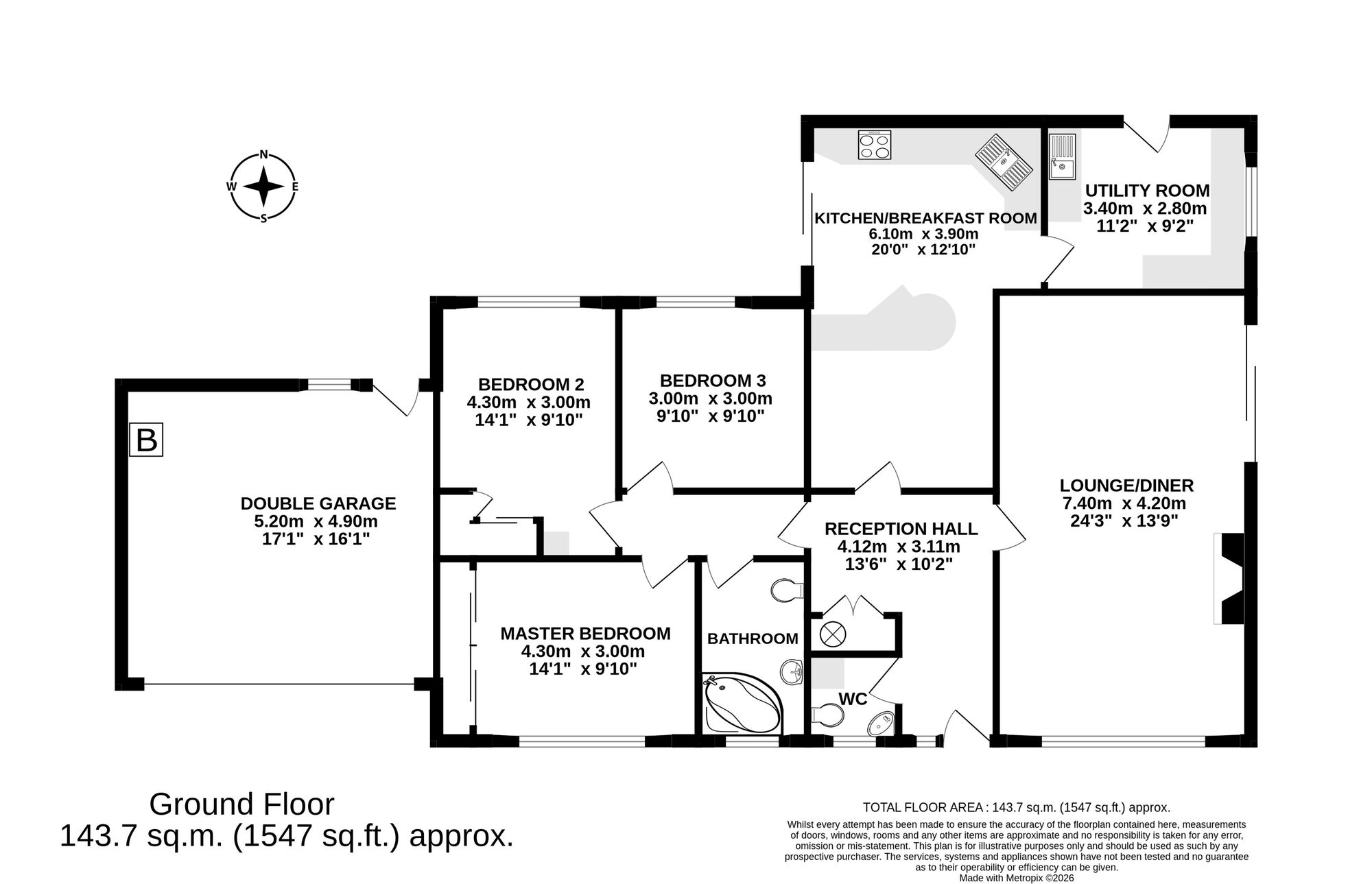 Wyche Road, Tarporley floorplan