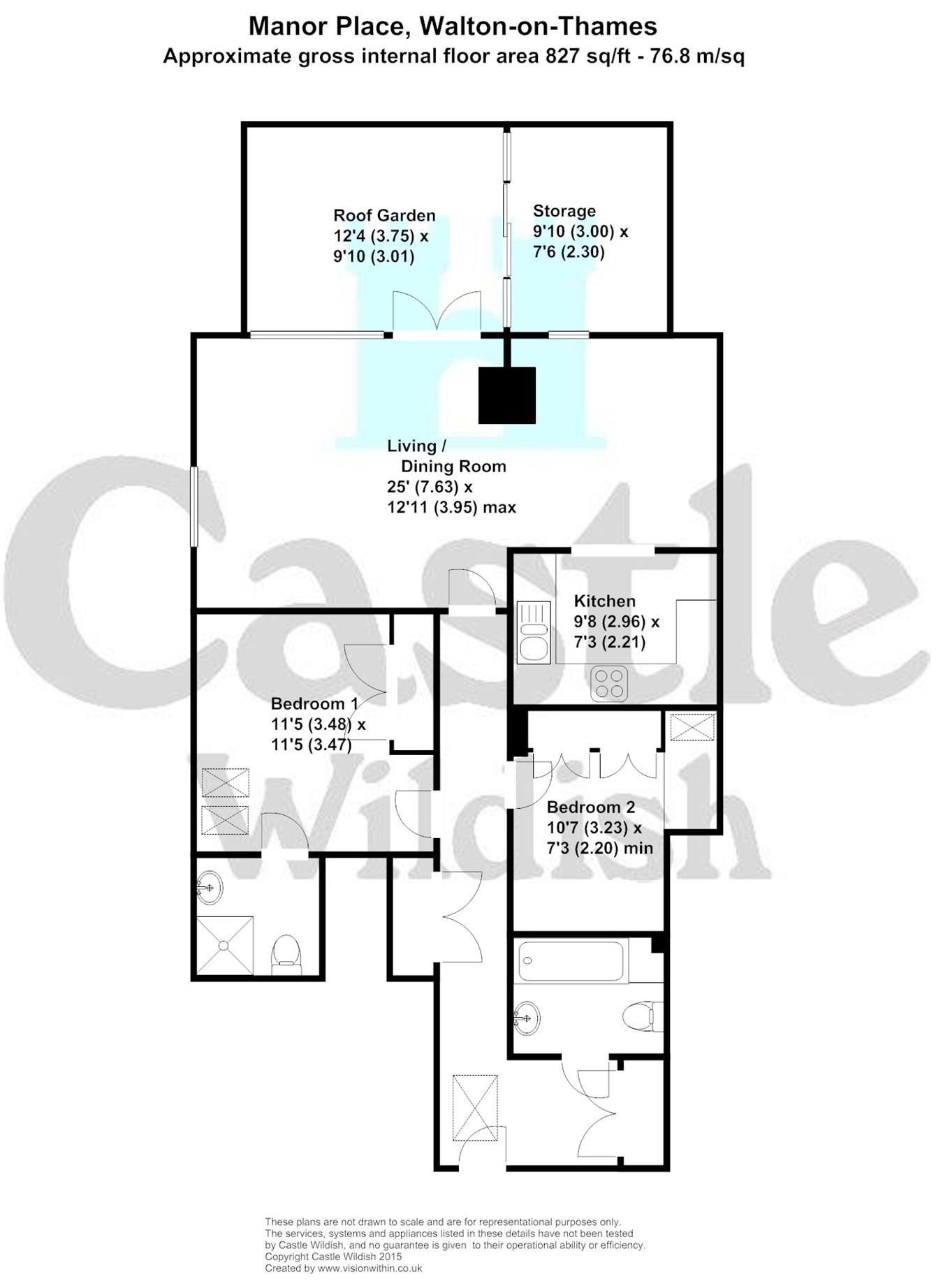 2 Bedrooms  for sale in Manor Place, 8 Bridge Street, Walton-On-Thames KT12