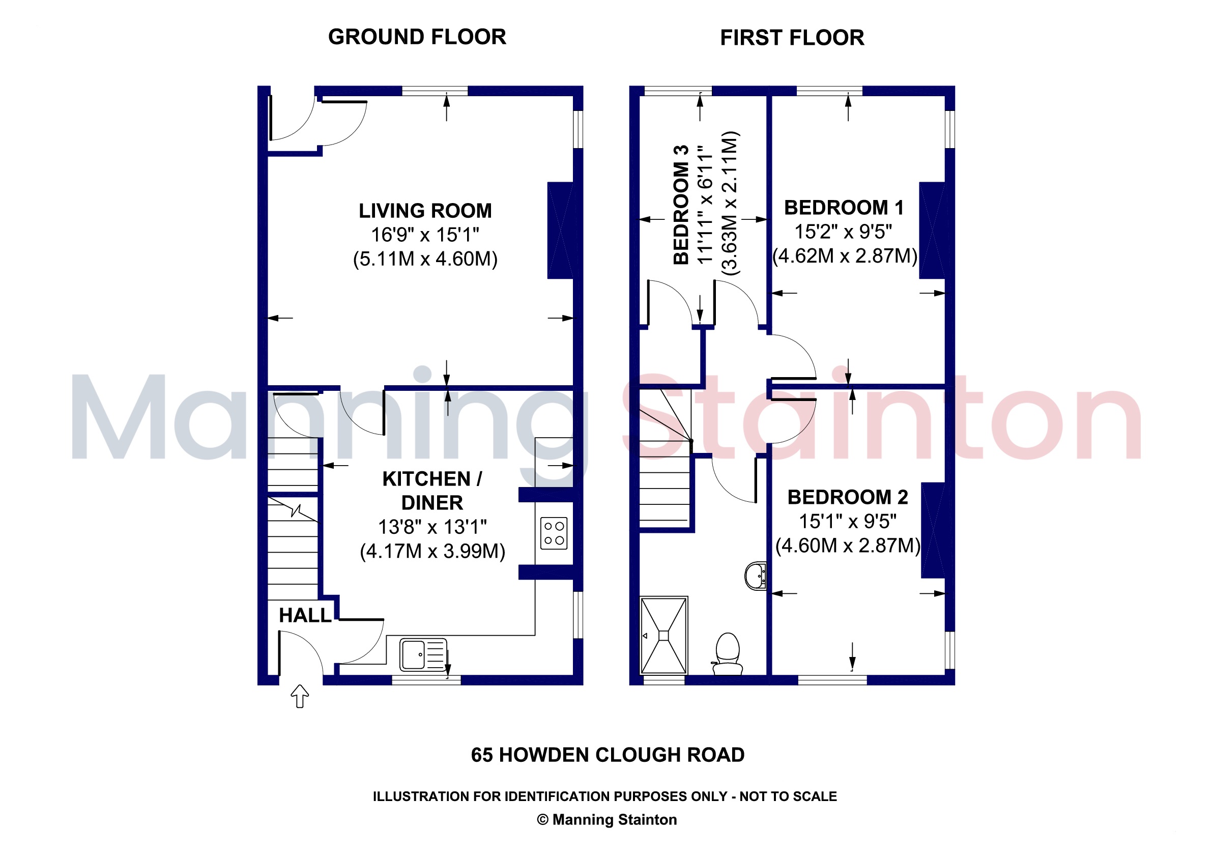 65, Howden Clough Road, Leeds floorplan