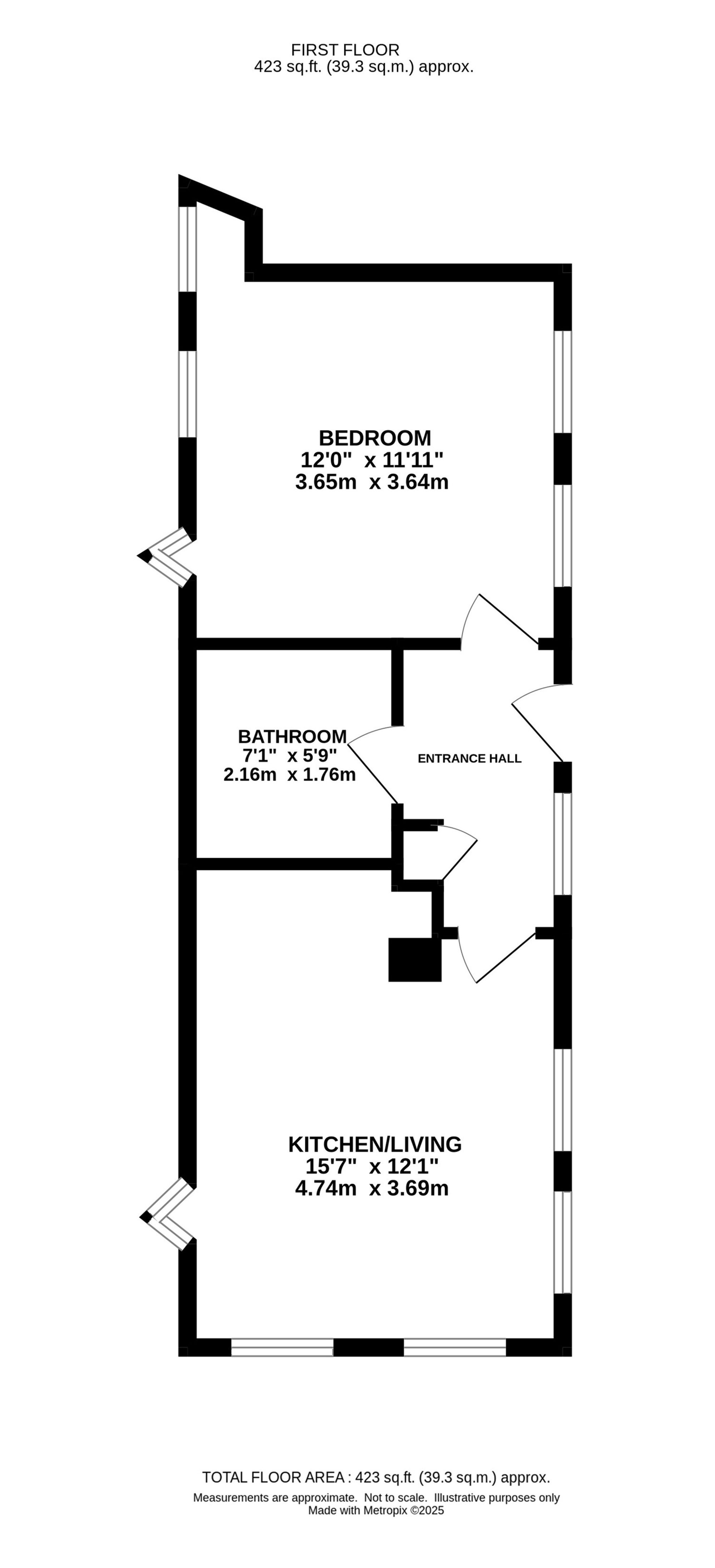 Apt 2, The Clock Tower Elphins Drive, Warrington floorplan