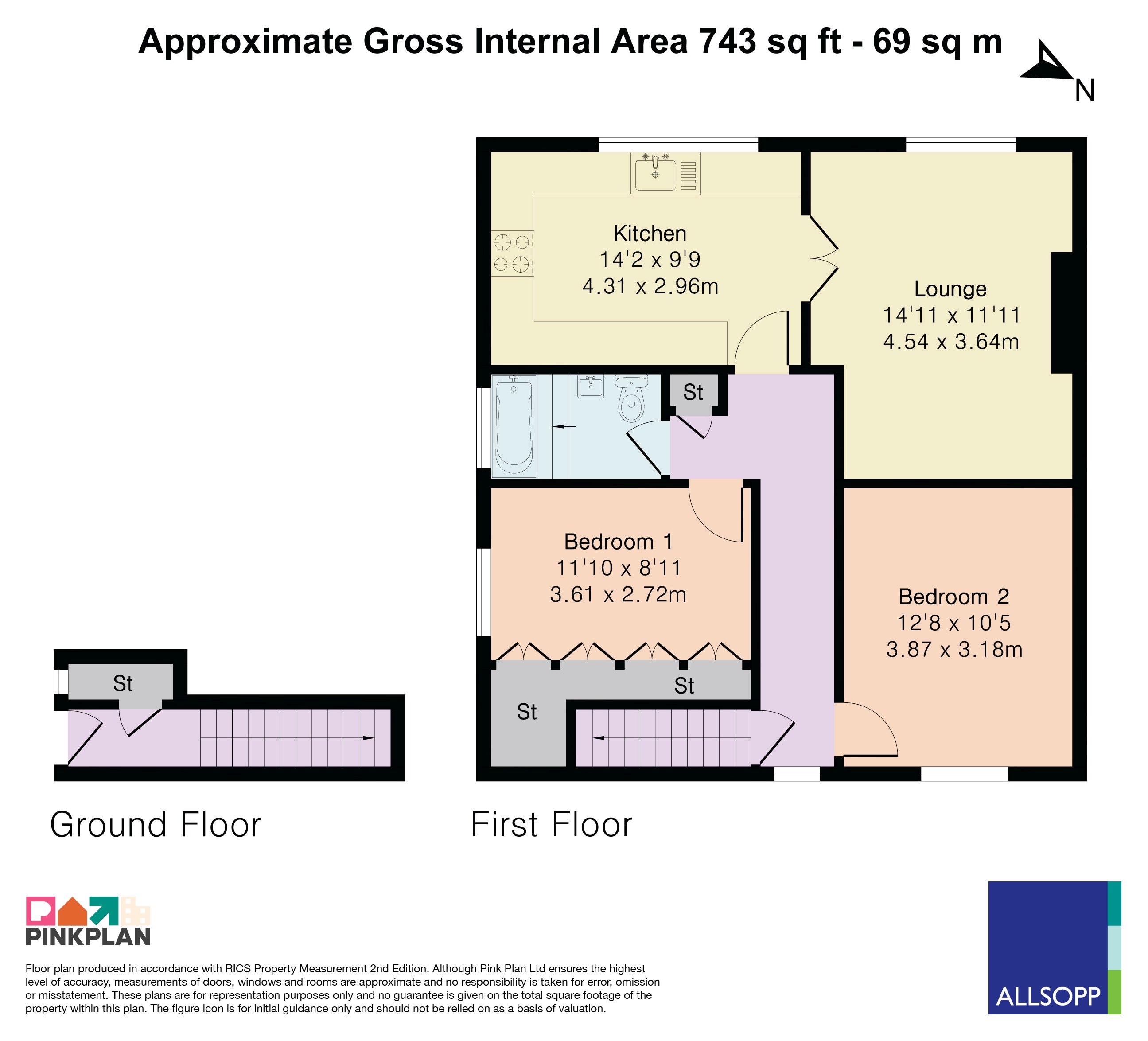 24, Oakley Road, Harpenden floorplan