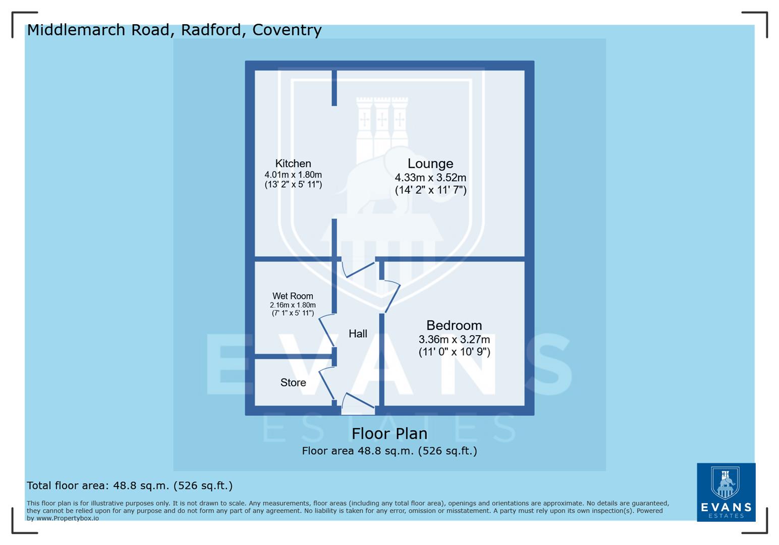 308, Middlemarch Road, Coventry floorplan