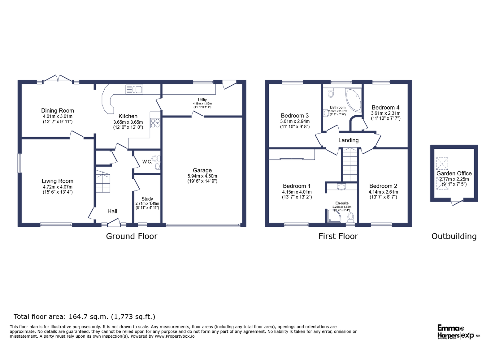 1, Elstree Gardens, Blyth floorplan