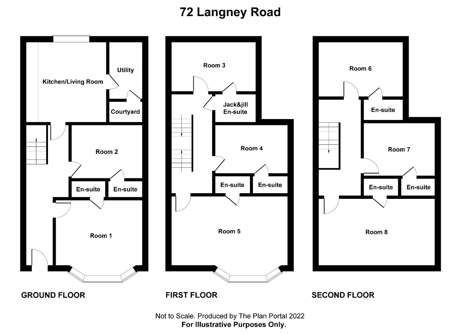 72, Langney Road, Eastbourne floorplan