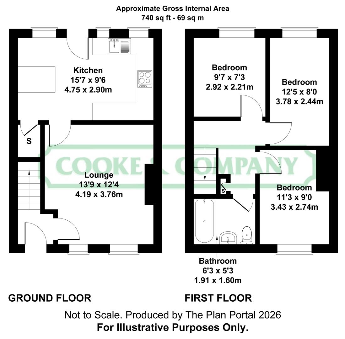 204, Hope Carr Road, Leigh floorplan