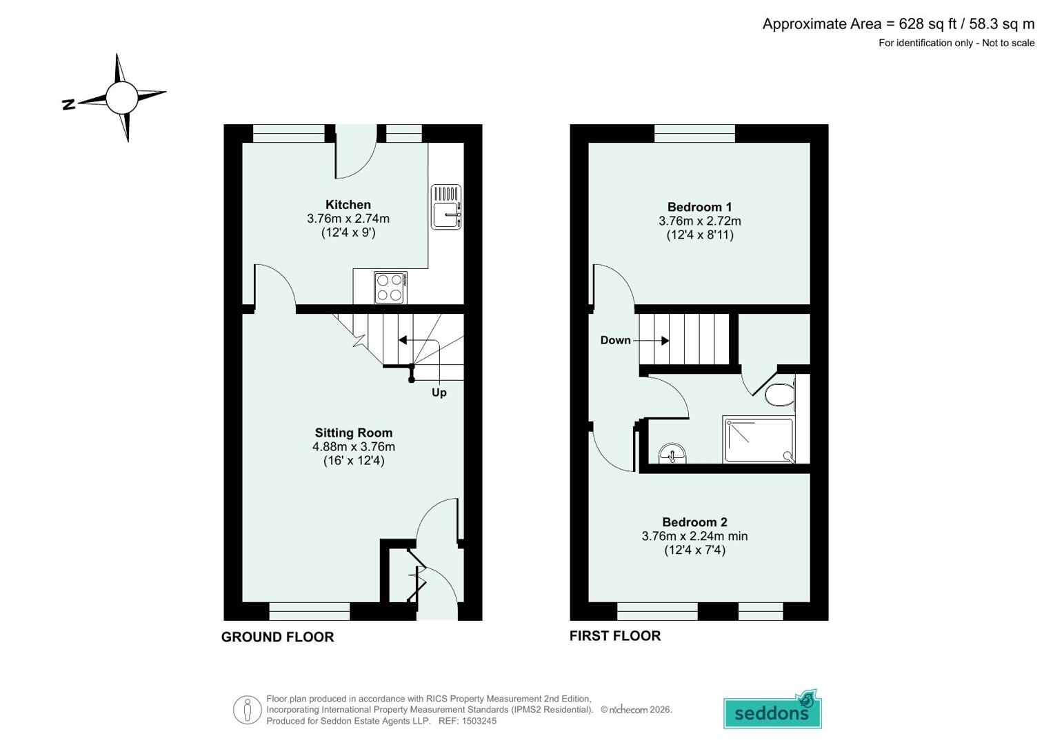 15, Ploudal Road, Cullompton floorplan