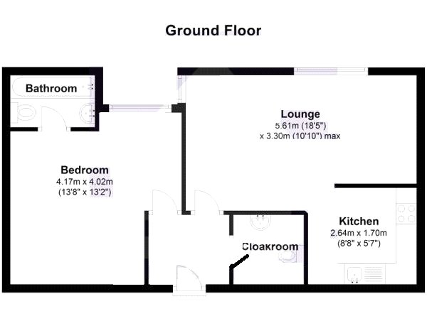1 Bedrooms Flat to rent in Pleasant Row, Gillingham, Kent ME7