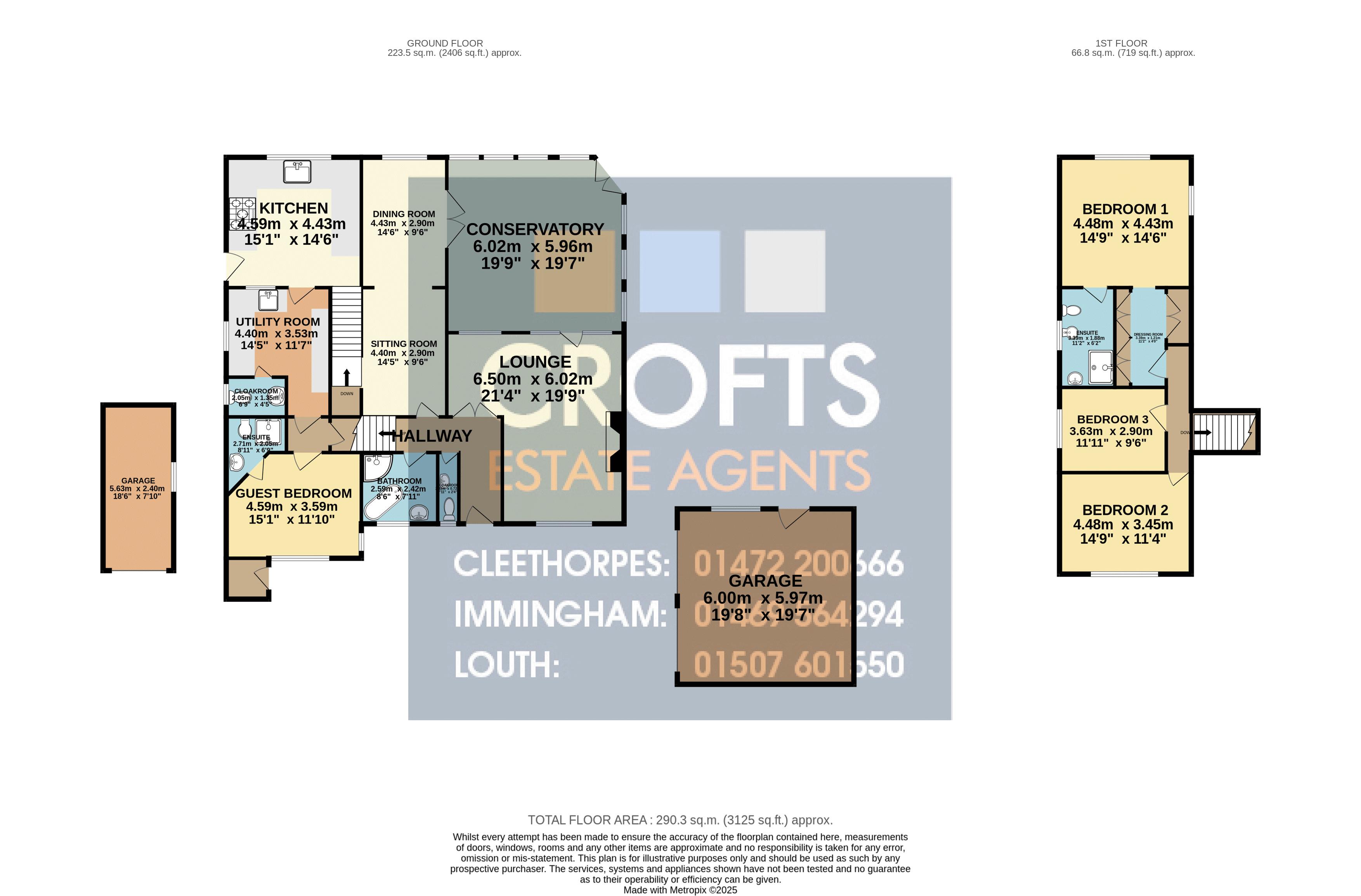 Stone Croft, Church Lane, Louth floorplan