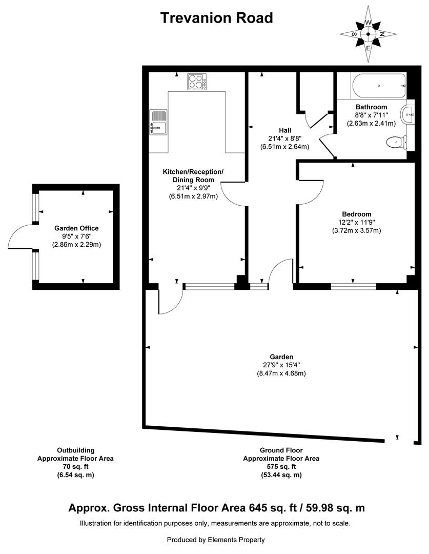 12, Trevanion Road, London floorplan