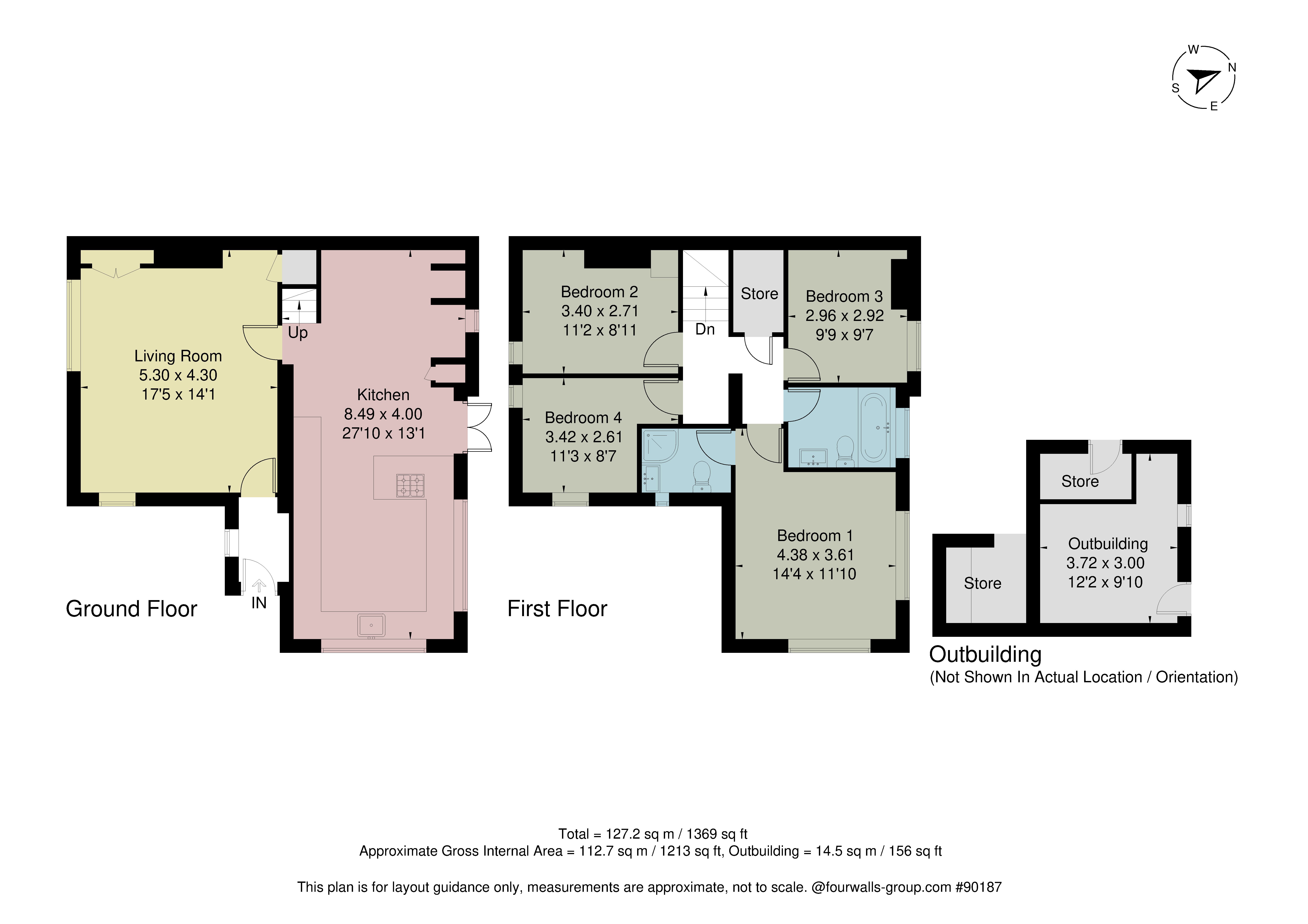 The Cottage,, Farley Heath, Guildford floorplan