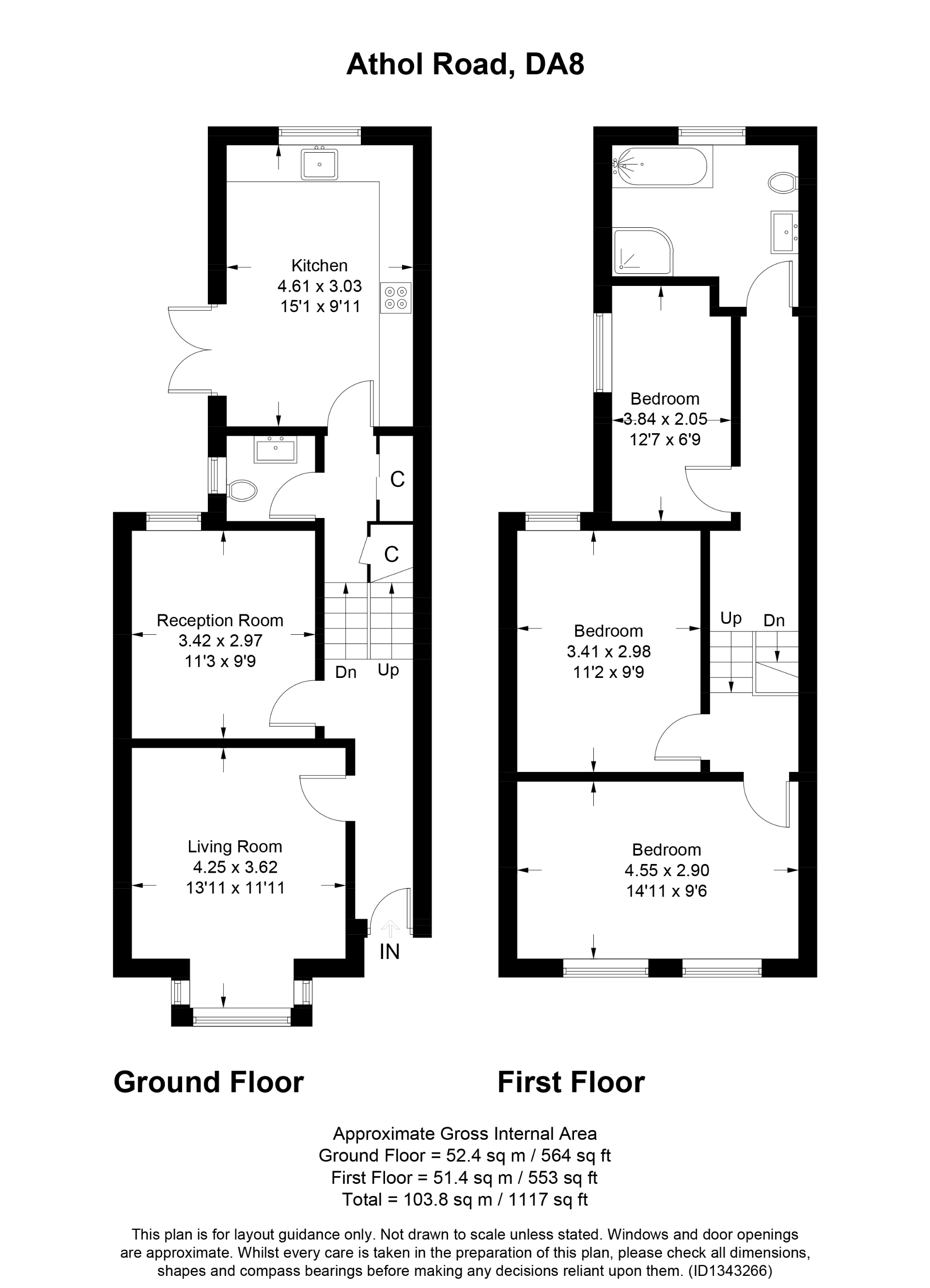Athol Road, Erith floorplan