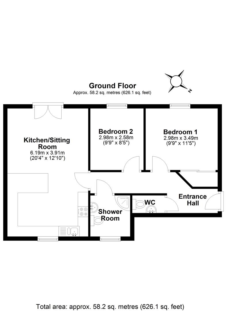 14 Malt Mill, Ebrington Street, Kingsbridge floorplan