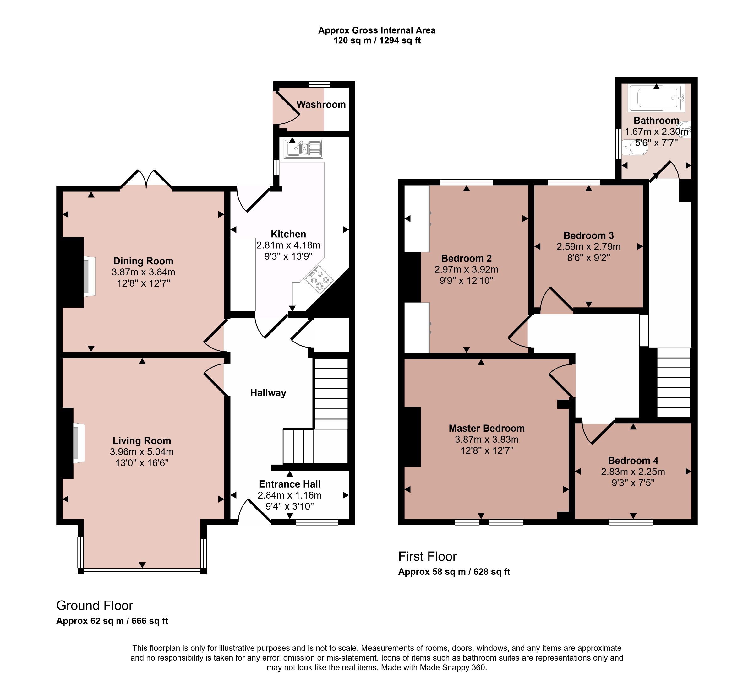 45 Park Grove, Knaresborough floorplan