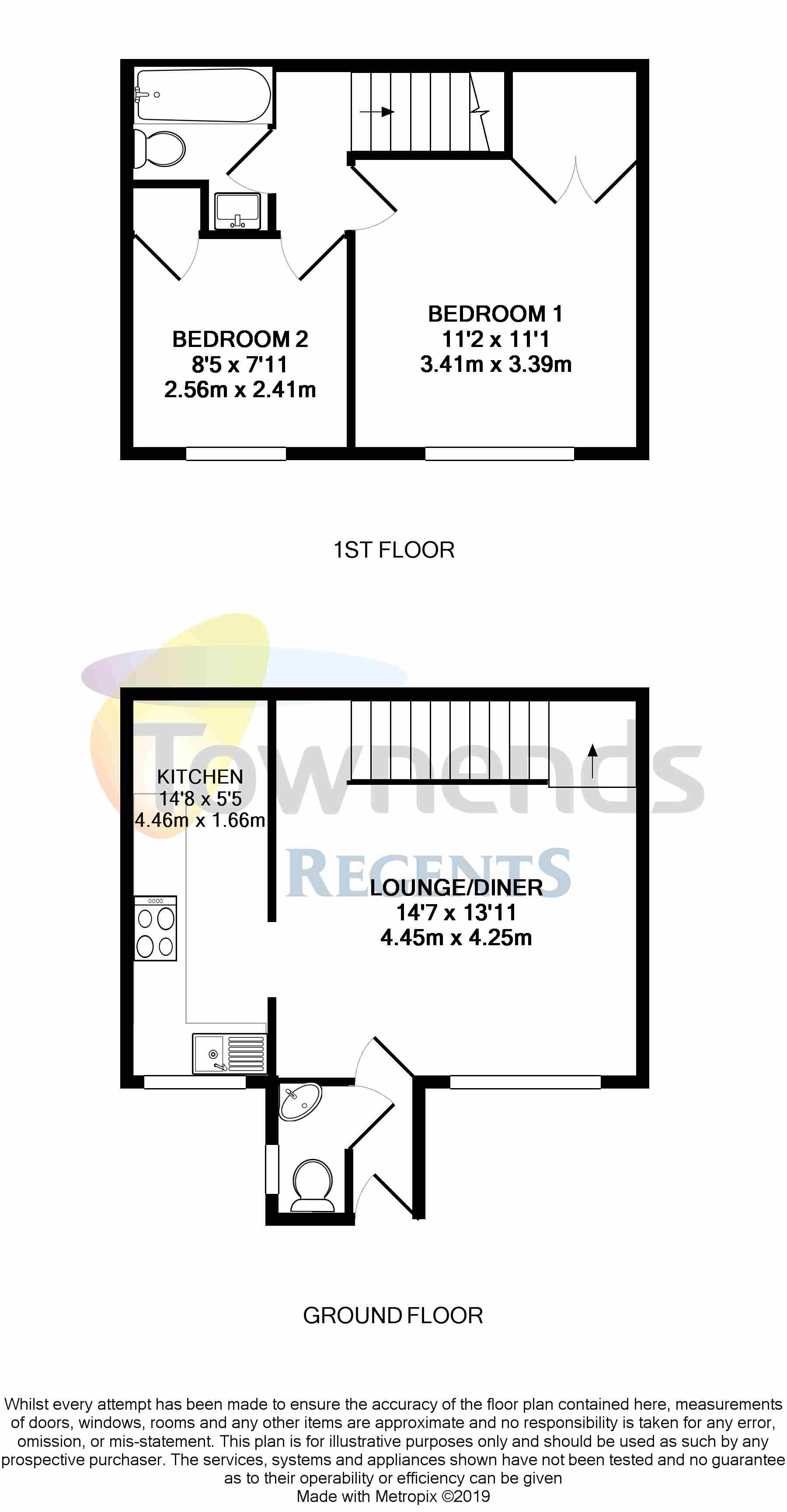 2 Bedrooms Terraced house to rent in Ivy Drive, Lightwater, Surrey GU18