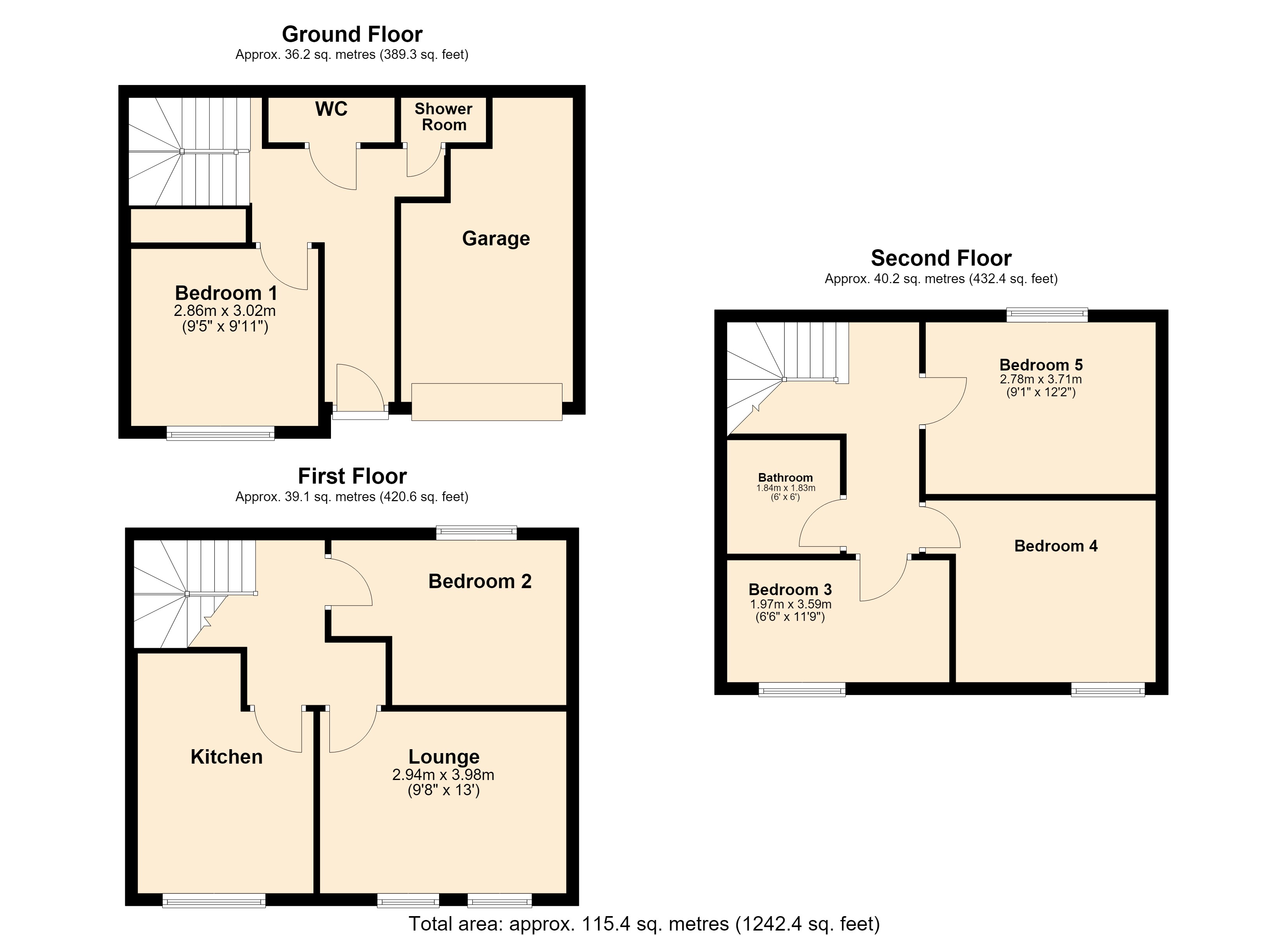 23, Holloway, Bath floorplan