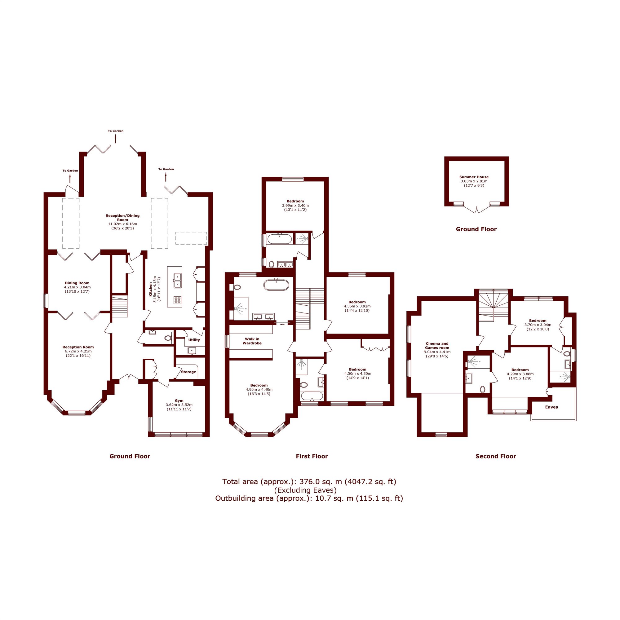 226, Walm Lane, London floorplan
