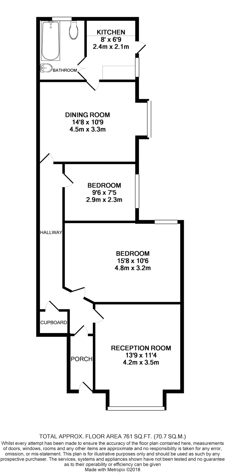 3 Bedrooms Maisonette for sale in Mersham Road, Thornton Heath CR7