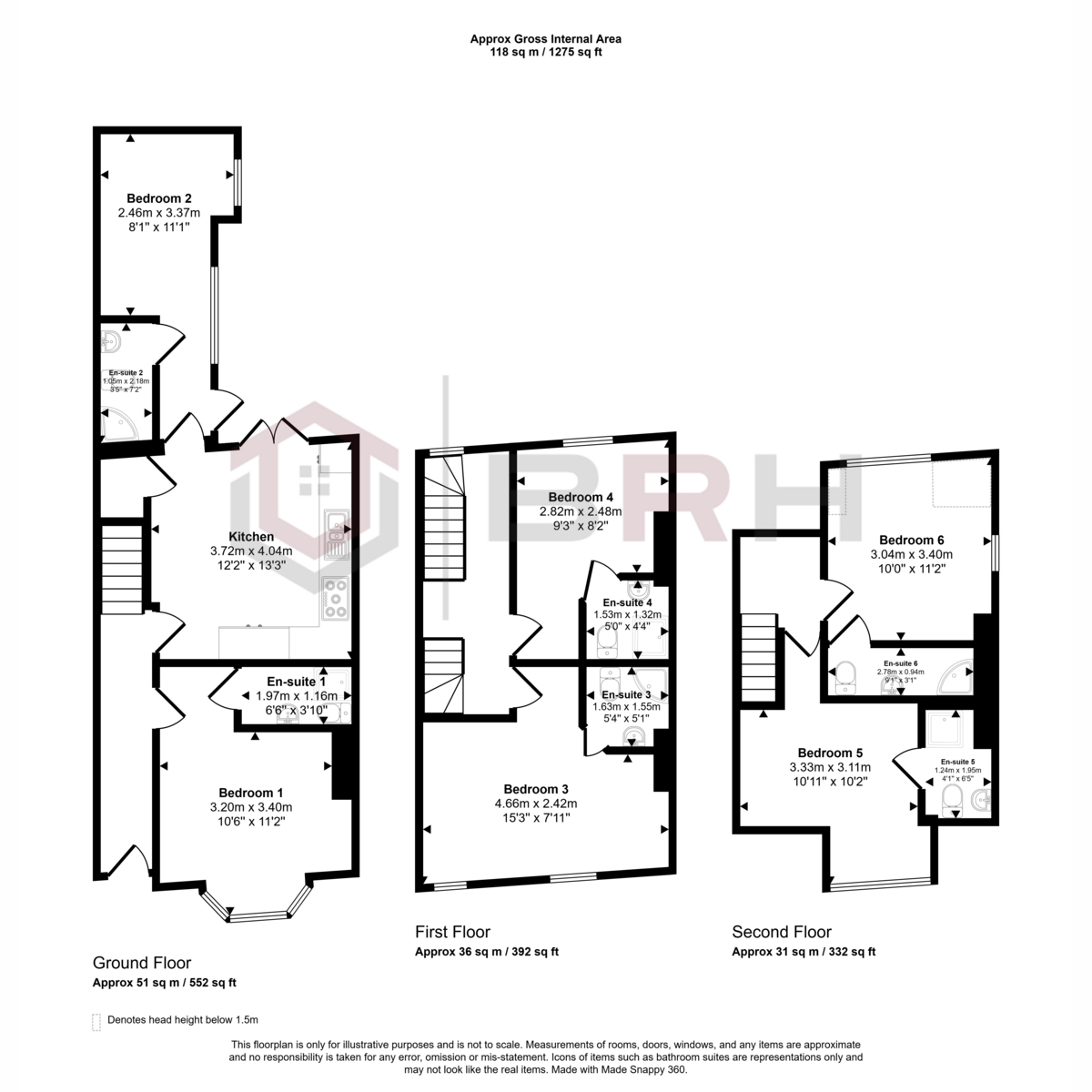 37, Lea Road, Gainsborough floorplan