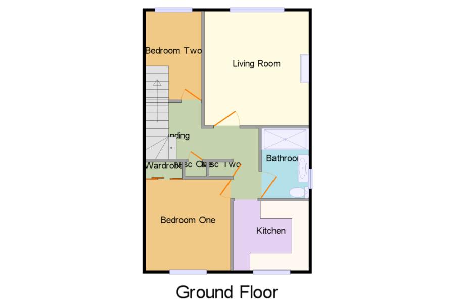 2 Bedrooms Maisonette for sale in Downash Court, Rosemary Lane, Wadhurst, East Sussex TN5