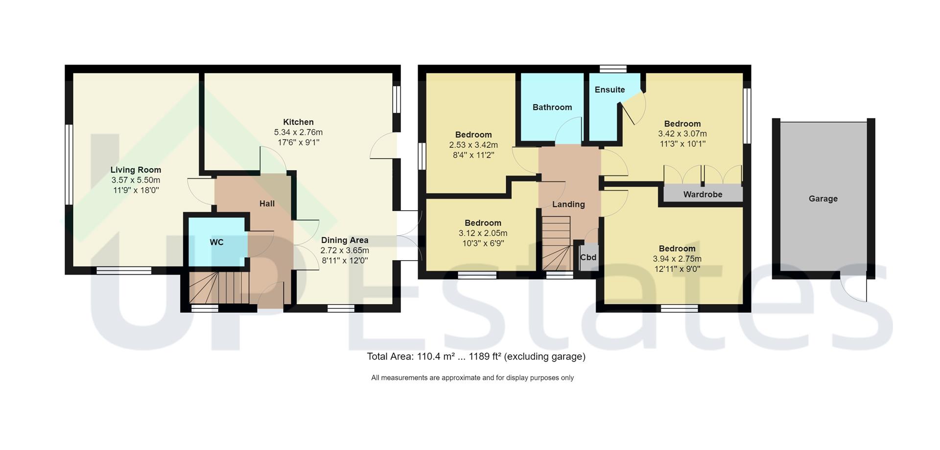 54, Farnborough Avenue, Rugby floorplan
