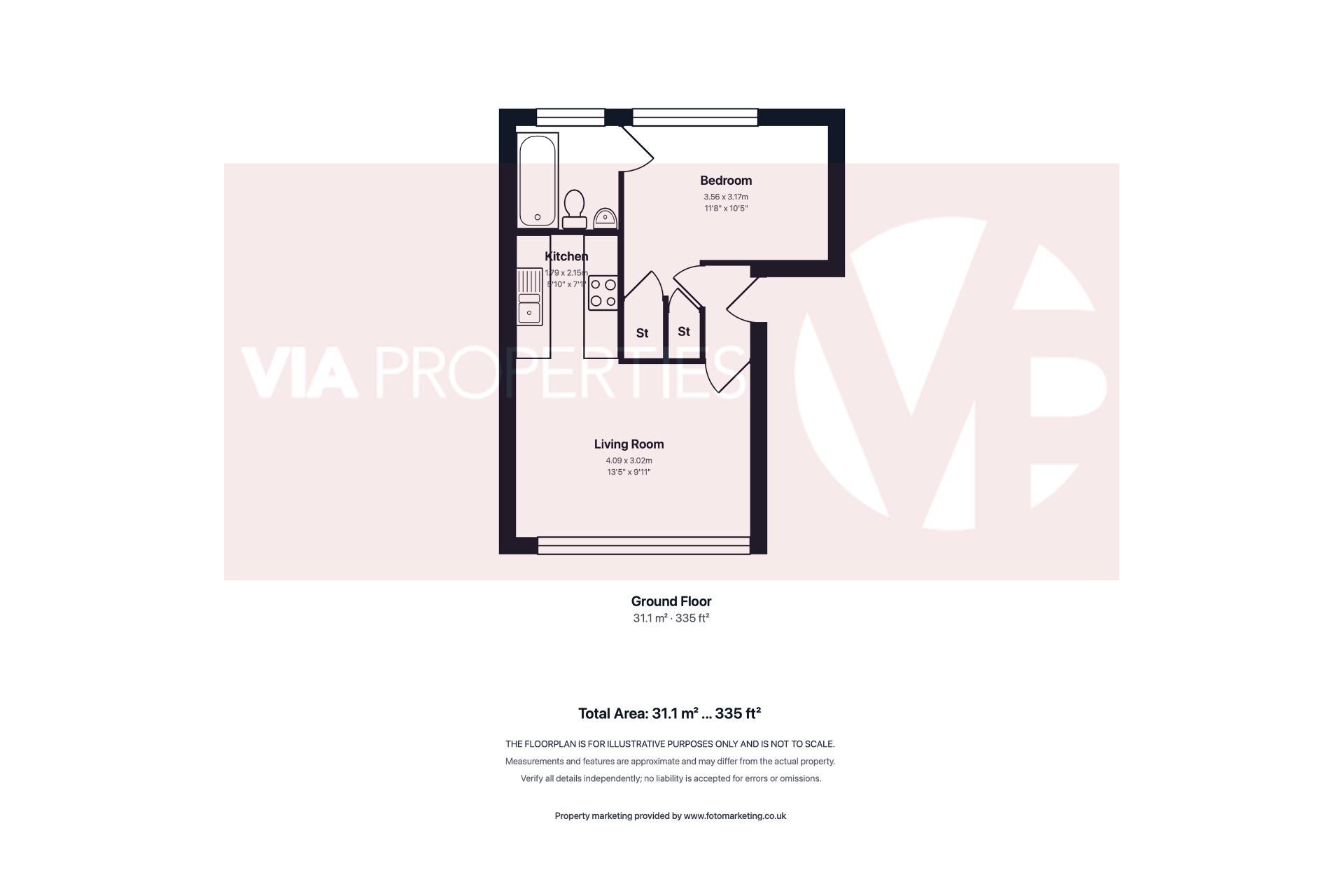 12, Berners Way, Broxbourne floorplan