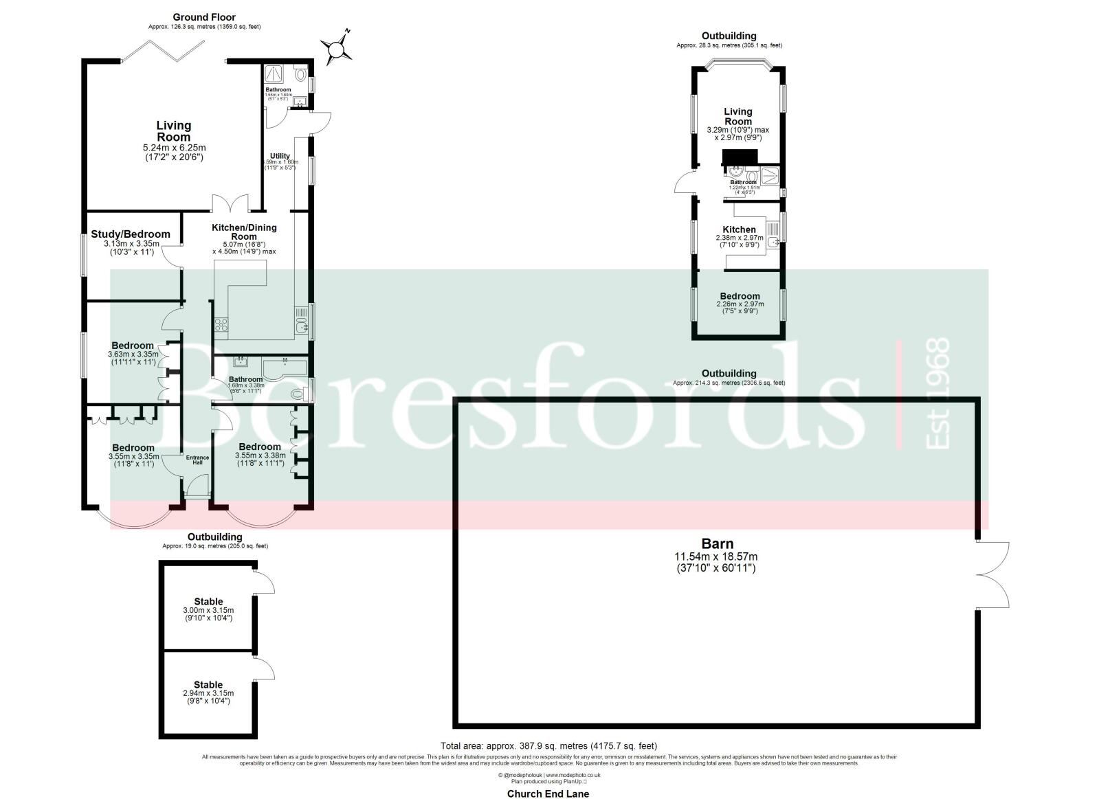 120, Church End Lane, Wickford floorplan