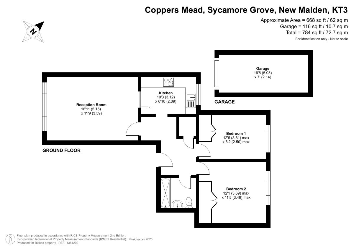 5, Coppers Mead, New Malden floorplan