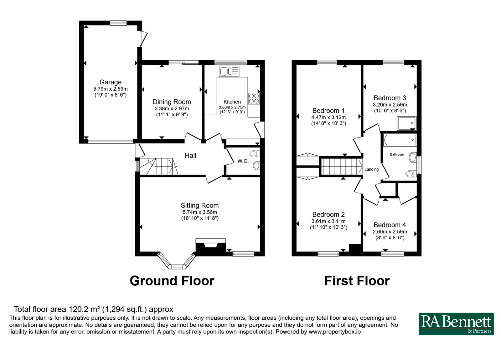 22, Bloxham Road, Worcestershire floorplan