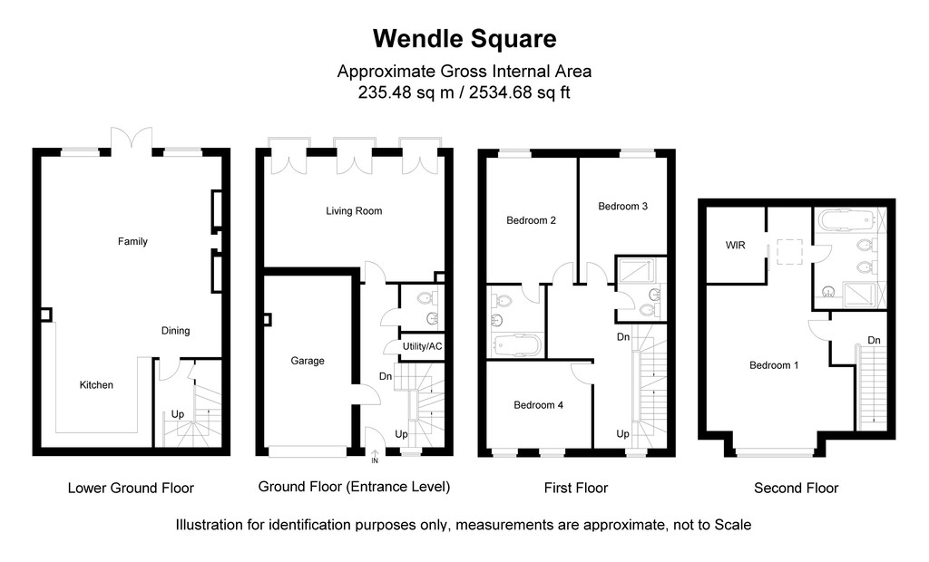 4 Bedrooms  to rent in Wendle Square, London SW11
