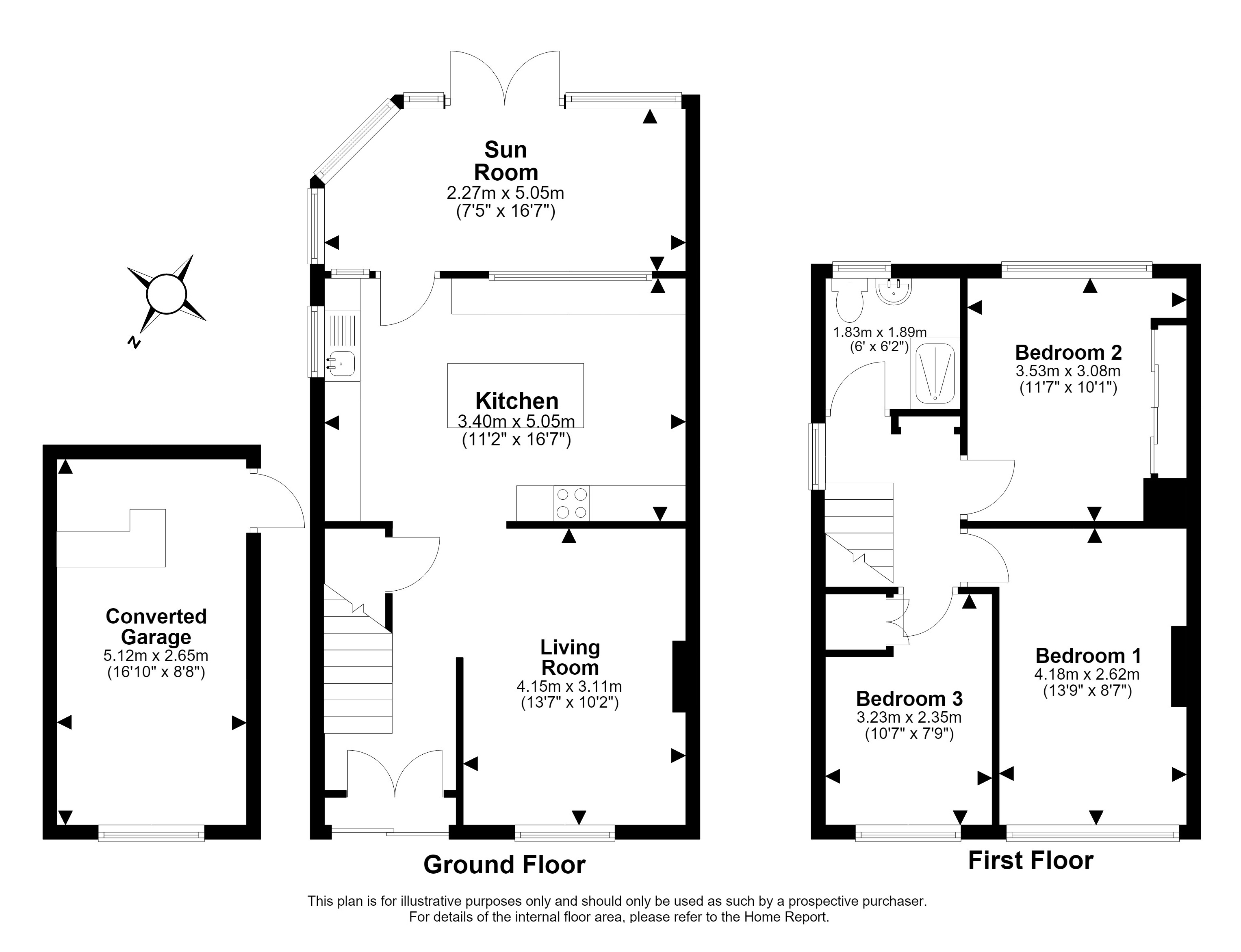 11, Saint Kentigern Road, Penicuik floorplan