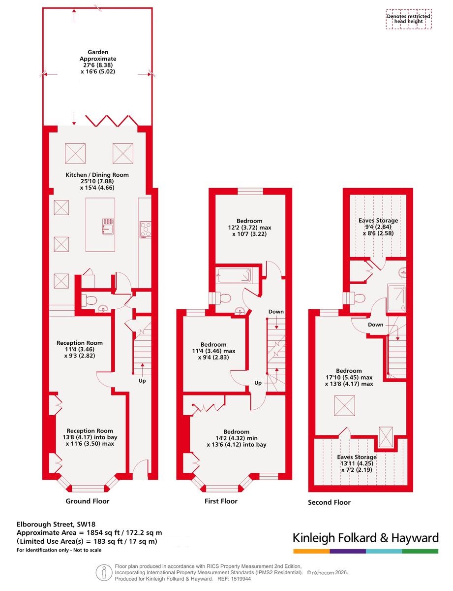92, Elborough Street, London floorplan