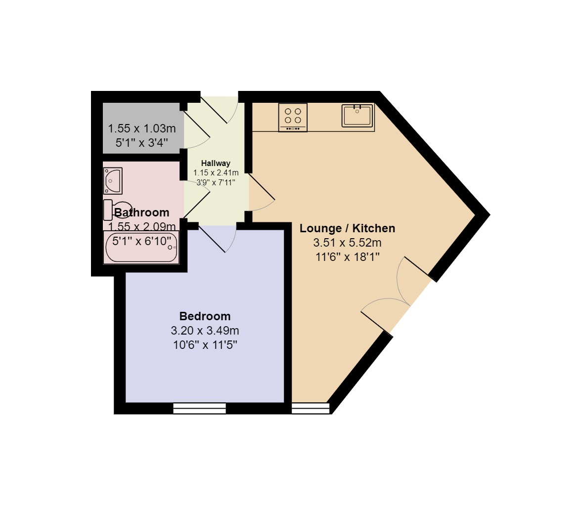 B9, Anaconda Cut, 100 Greengate, Salford, Manchester floorplan