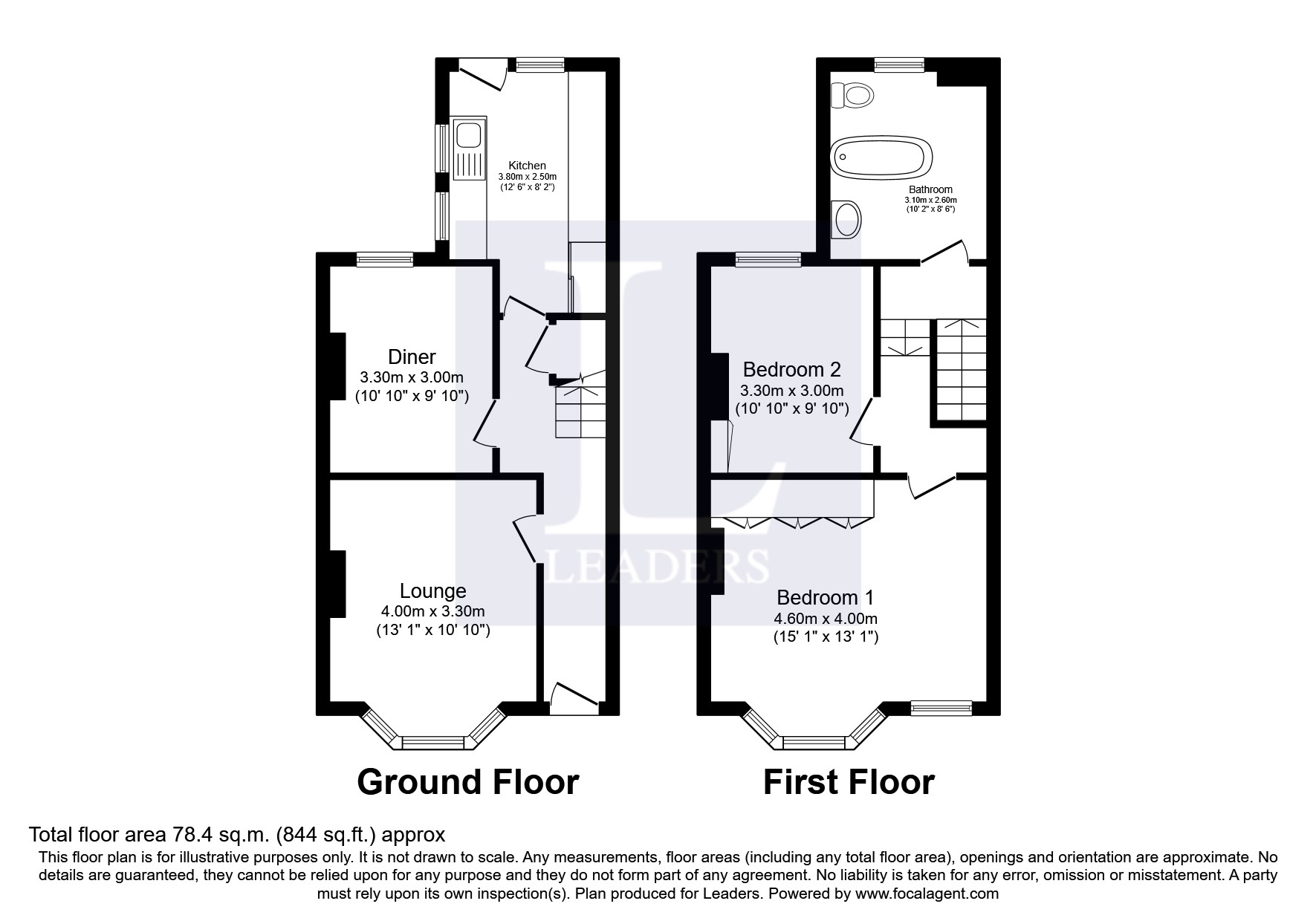 Byron Street, Hove floorplan