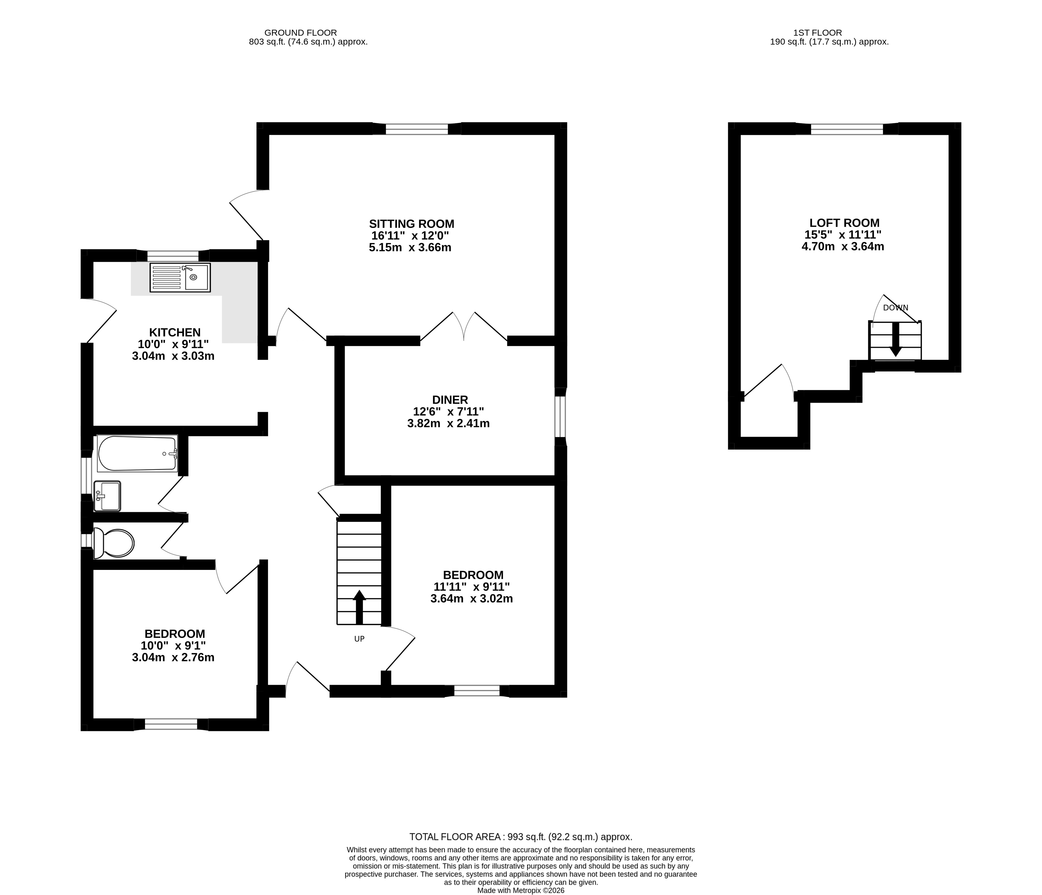 1, Farnham Park Close, Surrey floorplan