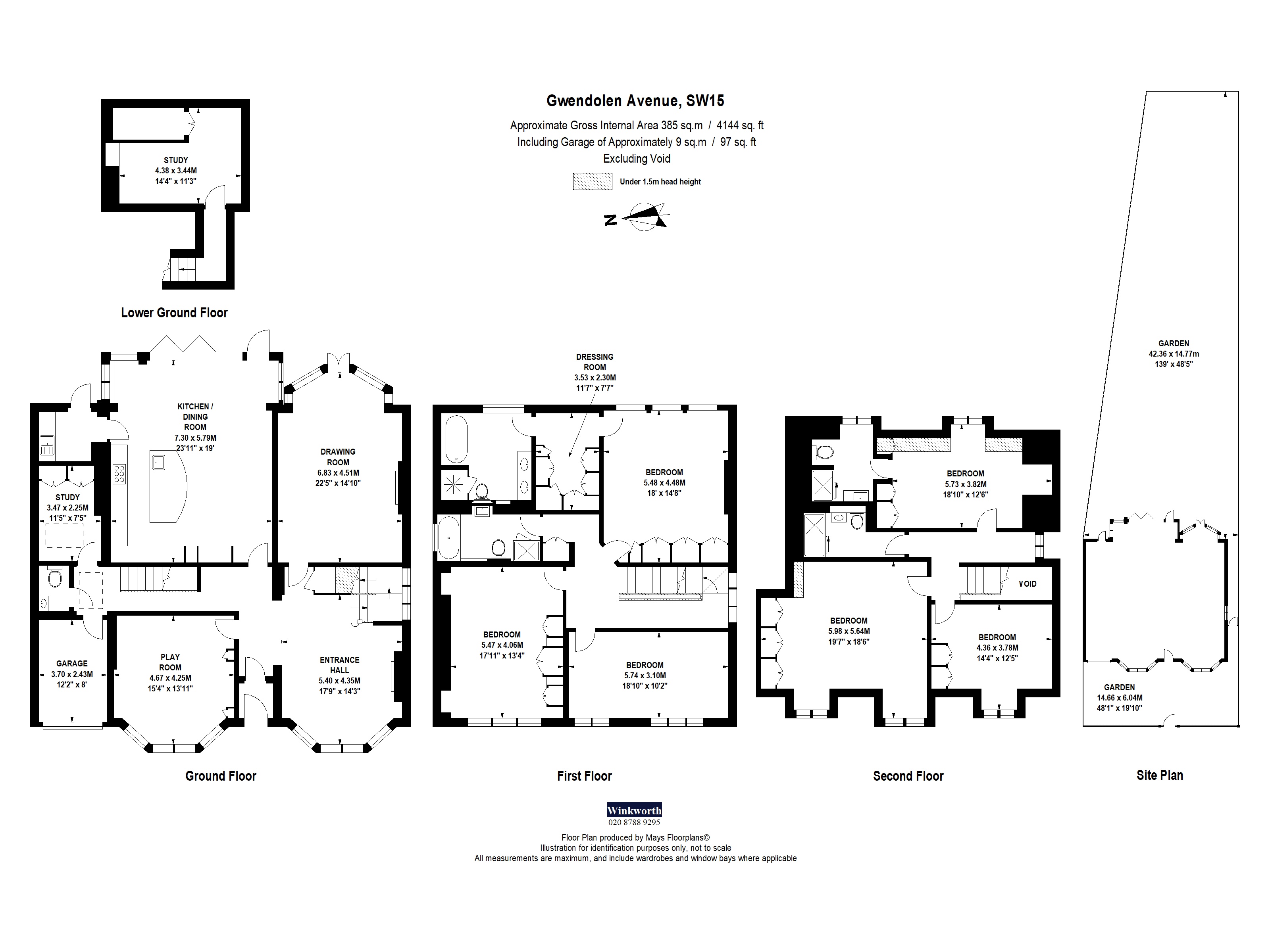 4, Gwendolen Avenue, London floorplan