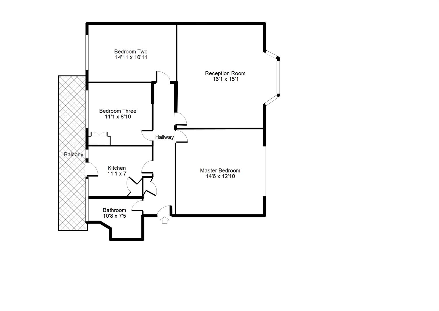 3 Bedrooms Flat for sale in Nizells Avenue, Hove BN3