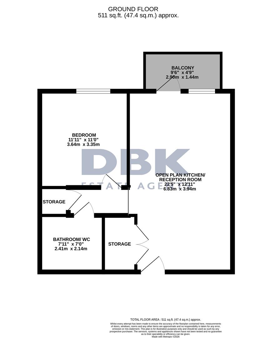 5 New Road, Feltham floorplan