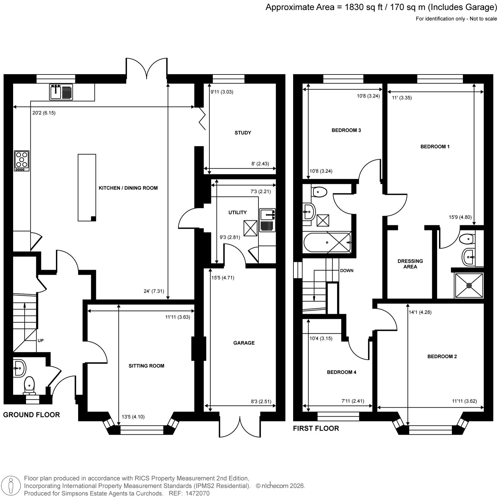 Crofton,, 4 Holford Road, Guildford floorplan