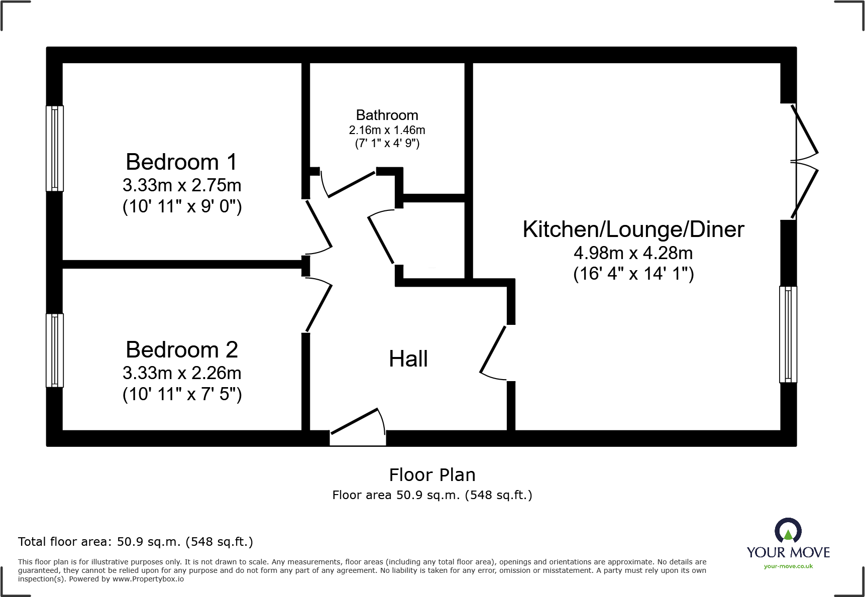 125, Leicester Street, West Midlands floorplan