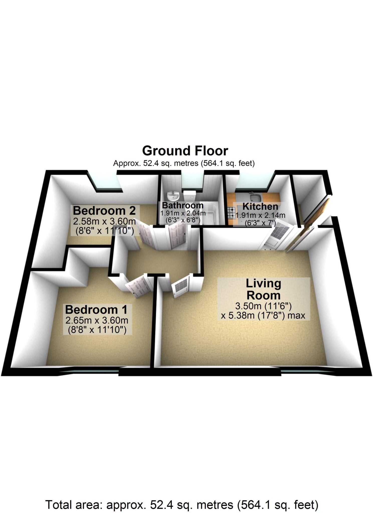 35, Westholm Court, Bicester floorplan