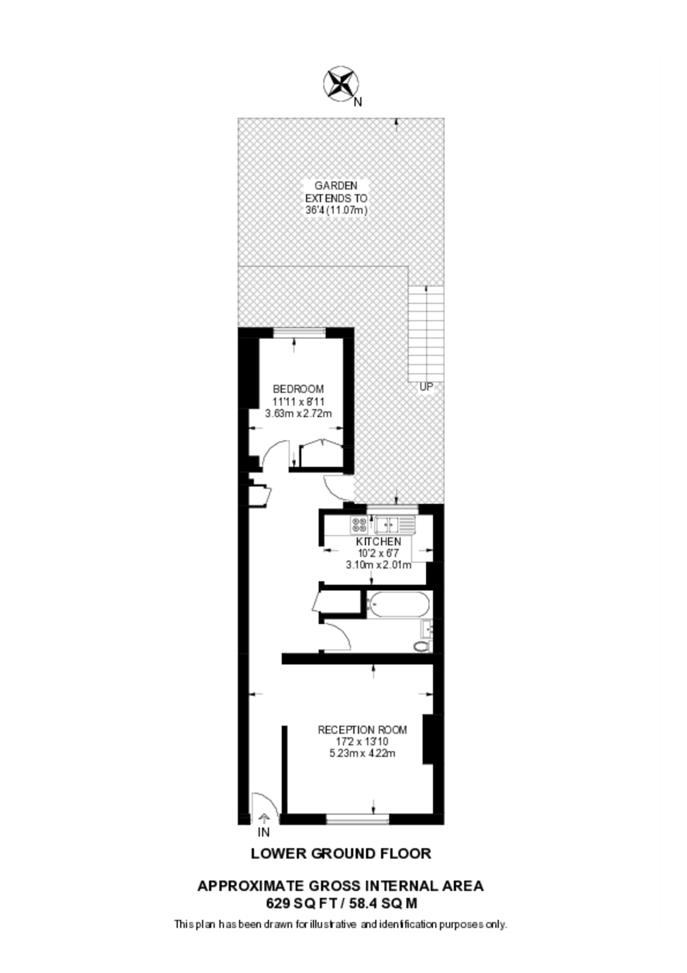 Goldney Road, Maida Vale floorplan