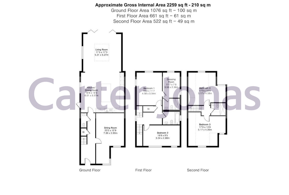 43a, Nightingale Avenue, Cambridgeshire floorplan