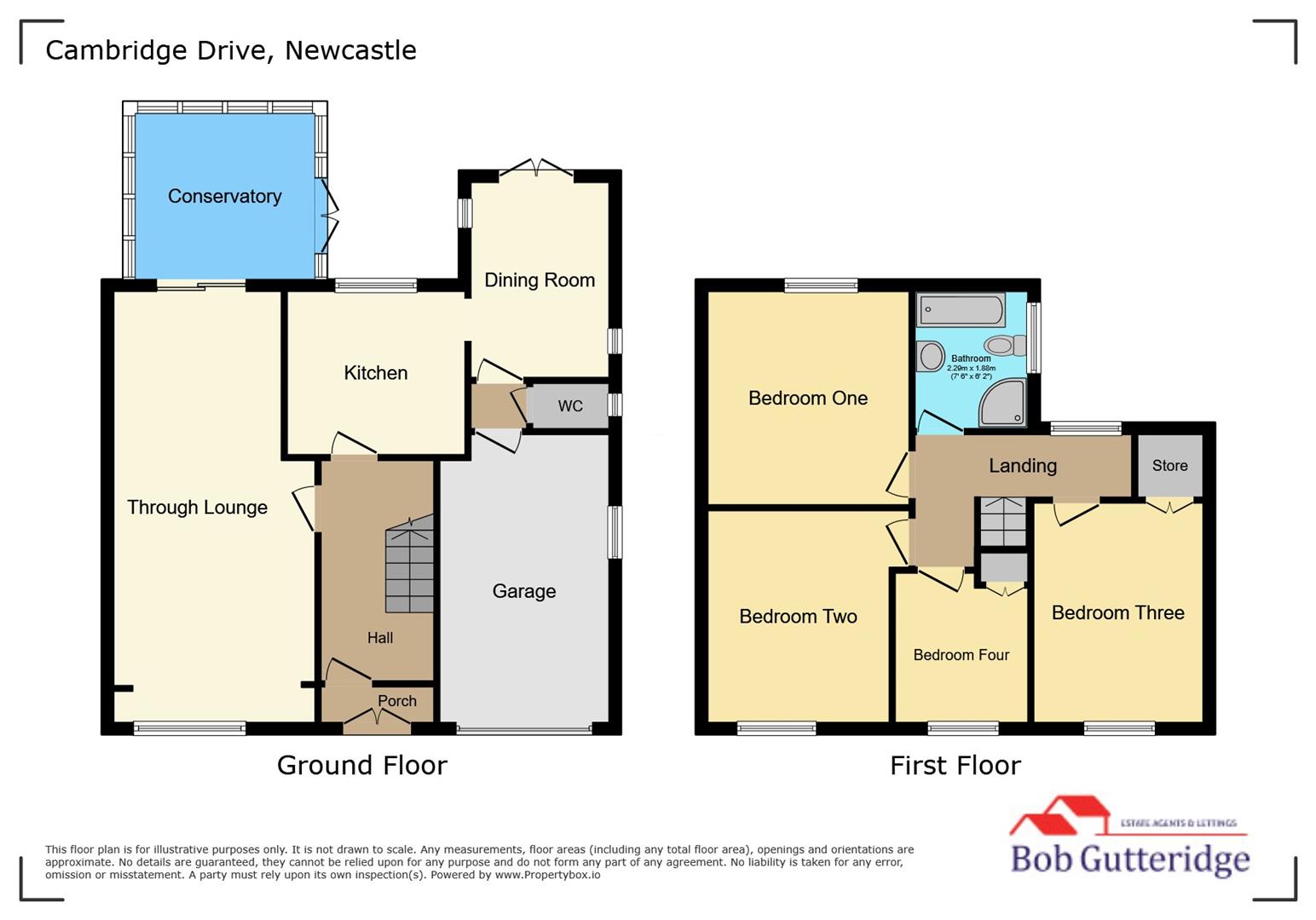 40, Cambridge Drive, Newcastle-under-Lyme floorplan