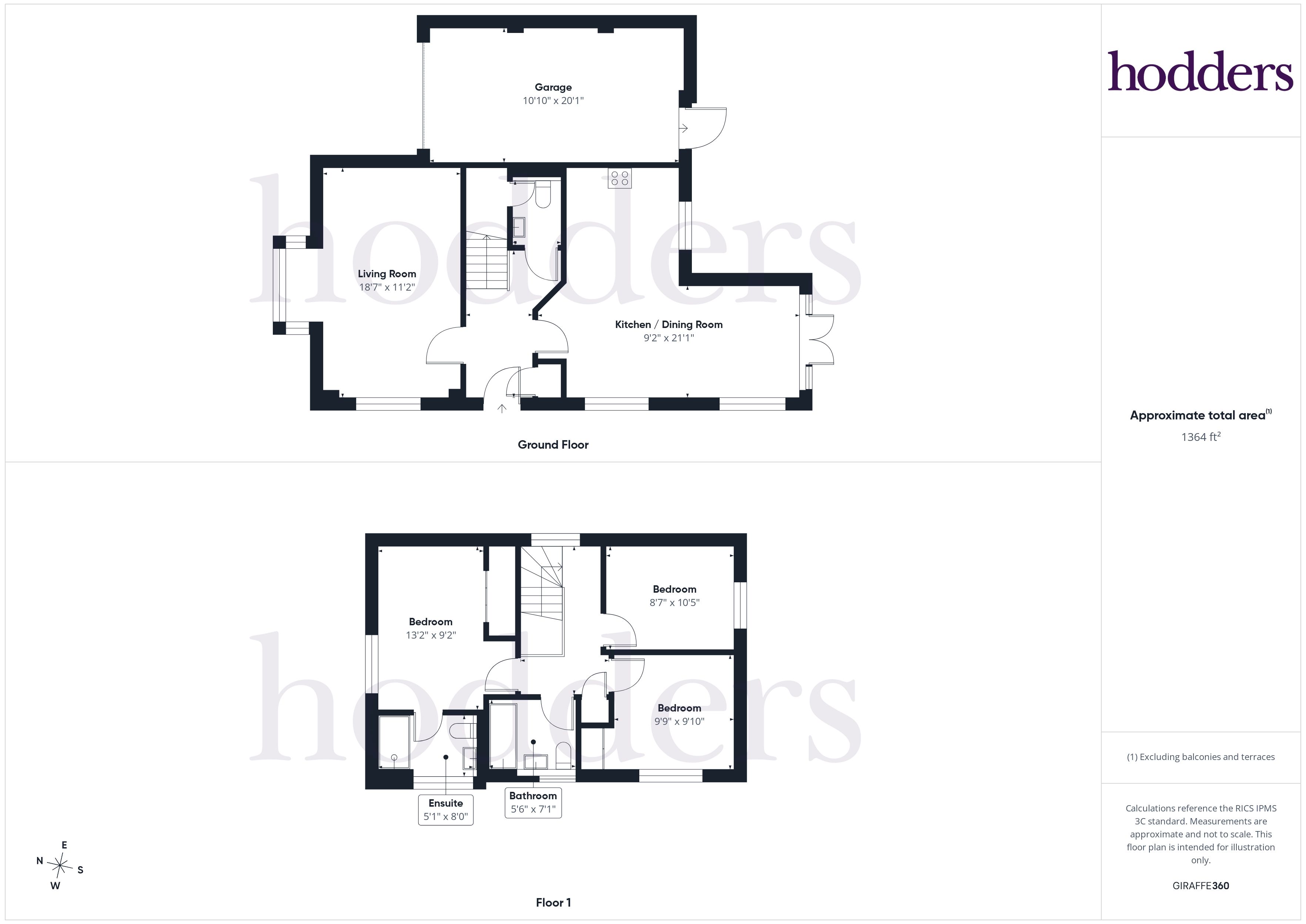 62, Botleys Road, Ottershaw floorplan