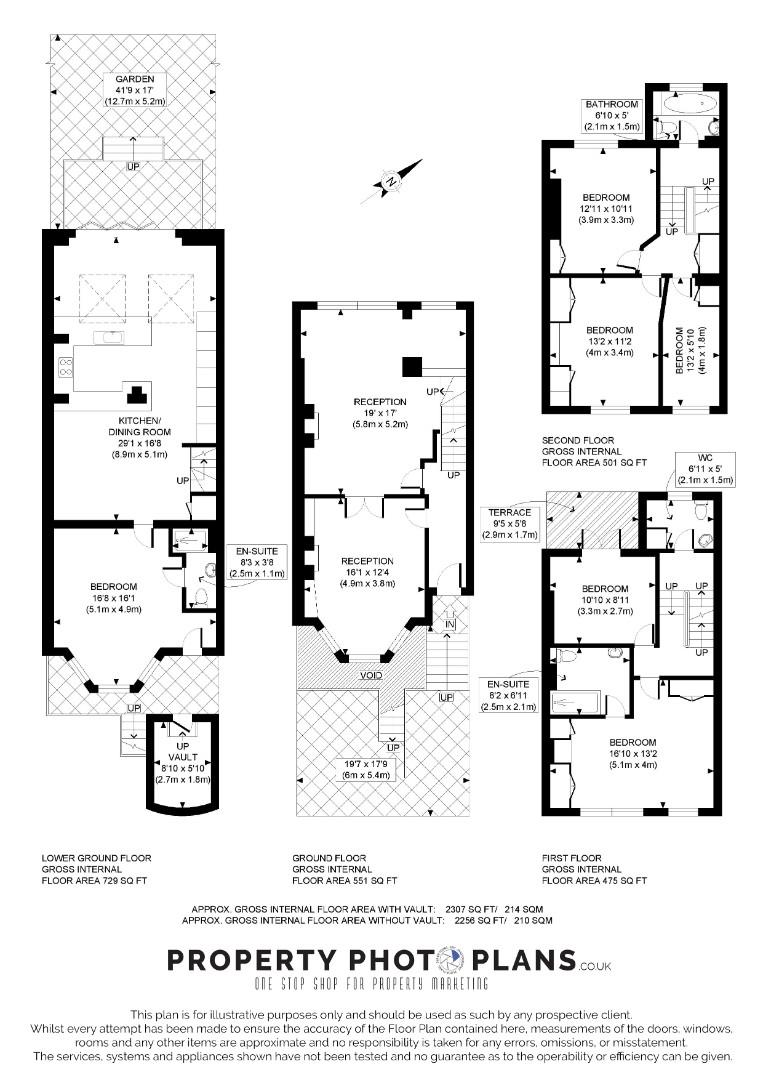 12, Aynhoe Road, London floorplan