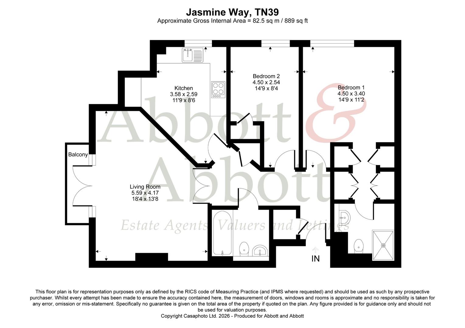 13, Jasmine Way, Bexhill-On-Sea floorplan